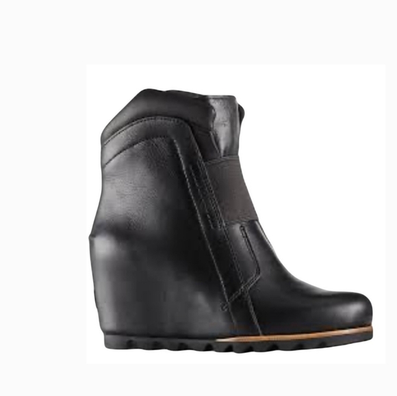 Sorrel Fiona Black Wedge boots - Picture 2 of 9